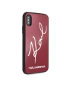 Kup Karl Lagerfeld KLHCPXDLKSRE iPhone X/Xs rot/rot Hartschalenetui Signature Glitter - KLD200RED - {ean13} - Sklep Home Screen