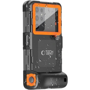 Kup Univerzális vízálló tok Tech-Protect IPX8 univerzális búvár vízálló tok fekete/narancs - THP2902 - {ean13} - Sklep Home Screen