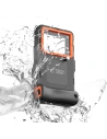 Kup Univerzální voděodolné pouzdro Tech-Protect IPX8 Univerzální potápěčské vodotěsné pouzdro černá/oranžová - THP2902 - {ean13} - Sklep Home Screen