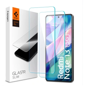 Kup Edzett üveg Spigen GLAS.tR Slim Xiaomi Redmi Note 13 5G Clear [2 PACK] - SPN3427 - {ean13} - Sklep Home Screen
