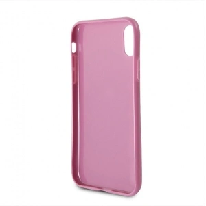 Karl Lagerfeld KLHCPXGLCHPI iPhone X hard case pink K-Paris