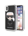 Karl Lagerfeld KLHCPXICGBK iPhone X/Xs schwarz/schwarz Iconic Glitter