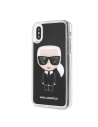 Kup Karl Lagerfeld KLHCPXICGBK iPhone X/Xs czarny/black Iconic Glitter - KLD202BLK - {ean13} - Sklep Home Screen