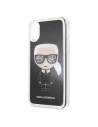 Kup Karl Lagerfeld KLHCPXICGBK iPhone X/Xs fekete/iconikus csillogás - KLD202BLK - {ean13} - Sklep Home Screen