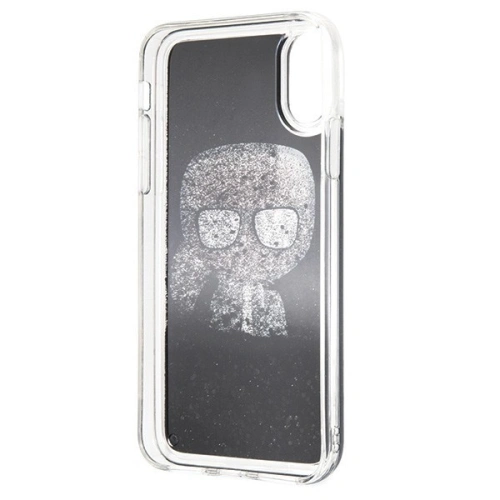 Kup Karl Lagerfeld KLHCPXICGBK iPhone X/Xs fekete/iconikus csillogás - KLD202BLK - {ean13} - Sklep Home Screen