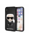 Kup Karl Lagerfeld KLHCPXIKPUBK iPhone X/Xs hardcase černý/black Iconic Karl Embossed - KLD203BLK - {ean13} - Sklep Home Screen
