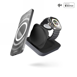 Kup Bezdrátová nabíječka 2w1 ZENS Nightstand Charger Pro 2 Qi2 15W MagSafe - ZENS18 - {ean13} - Sklep Home Screen