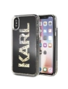 Kup Karl Lagerfeld KLHCPXKAGBK iPhone X/Xs negru/negru logo Karl Glitter - KLD206BLK - {ean13} - Sklep Home Screen
