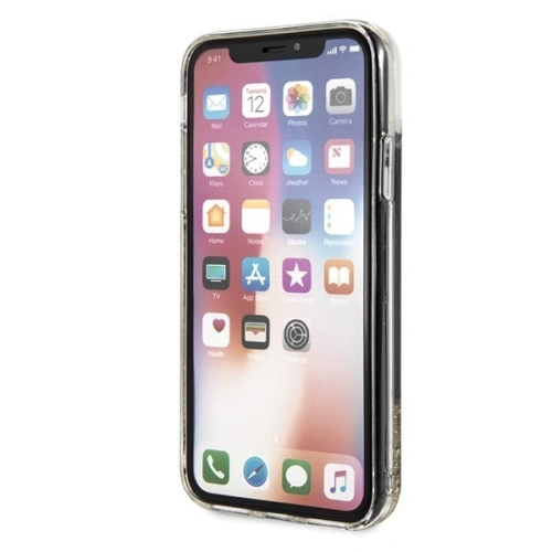 Kup Karl Lagerfeld KLHCPXKAGBK iPhone X/Xs schwarz/schwarz Karl logo Glitter - KLD206BLK - {ean13} - Sklep Home Screen