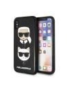 Karl Lagerfeld KLHCPXKICKC iPhone X hardcase czarny/black Karl & Choupette