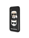 Kup Karl Lagerfeld KLHCPXKICKC iPhone X Hartschale schwarz/schwarz Karl & Choupette - KLD207BLK - {ean13} - Sklep Home Screen