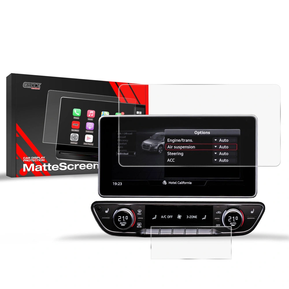 Folia matowa GrizzGlass CarDisplay Protection do Audi A4 B9 8,3" 2020-2024 [2w1]