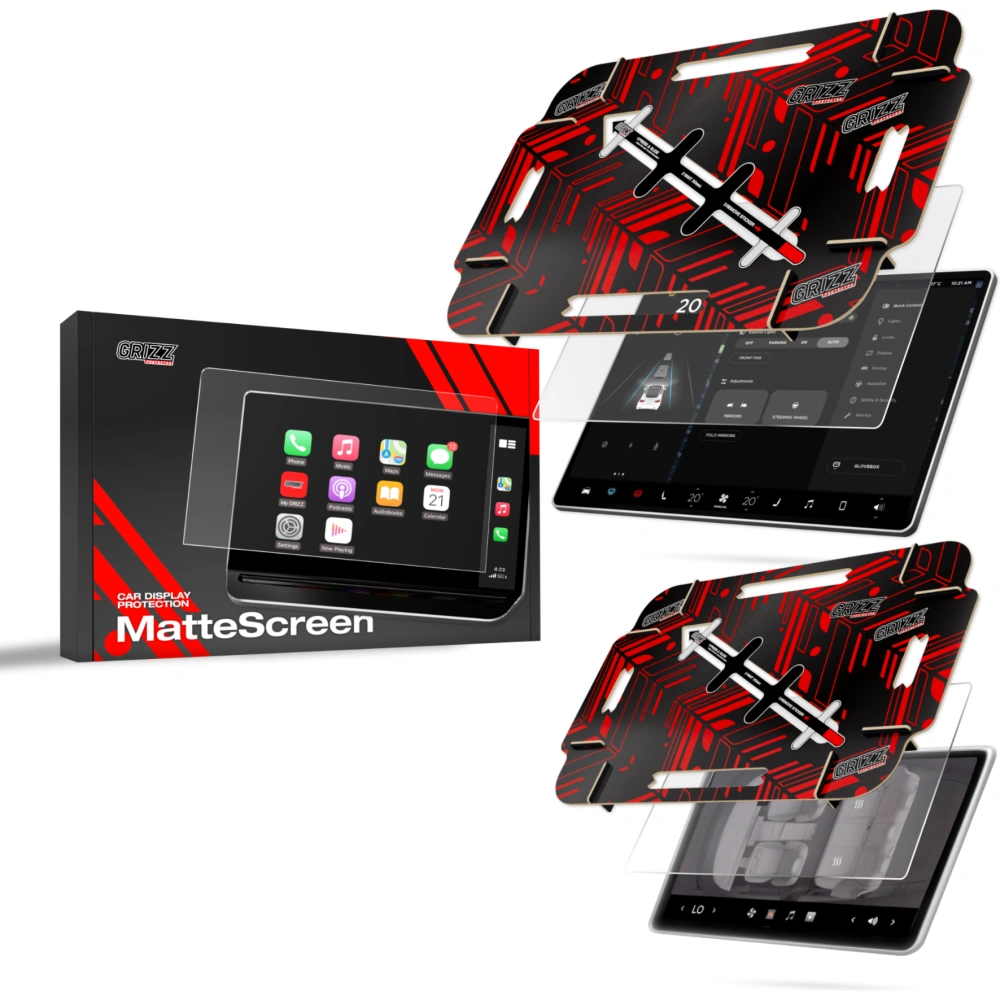 Folia matowa GrizzGlass CarDisplay MatteScreen Easy do Tesla Model 3 Highland 2023-2024 [2w1]