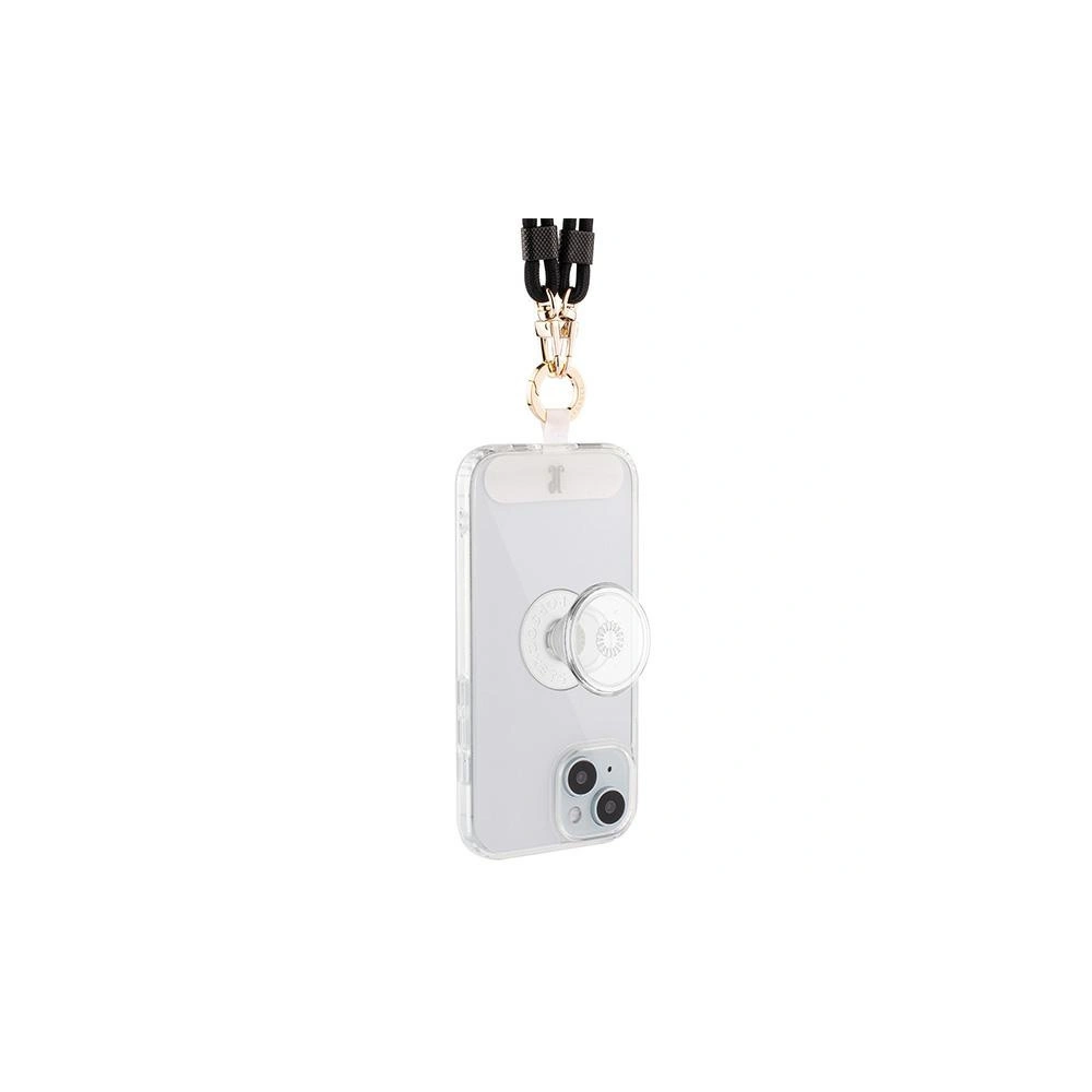 Etui Just Elegance PopGrip Apple iPhone 15 przezroczysty/clear