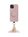 Etui Just Elegance PopGrip Apple iPhone 15 růžový/rose