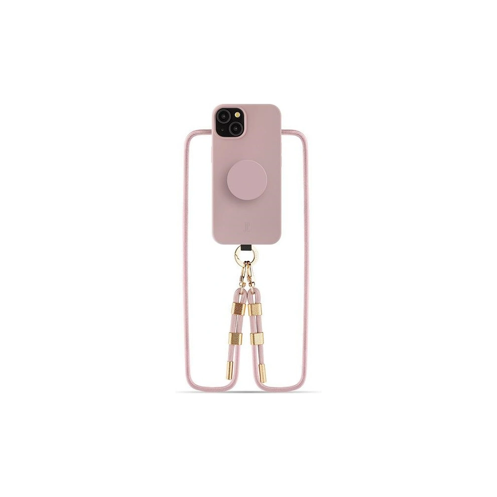 Etui Just Elegance PopGrip Apple iPhone 15 różowy/rose