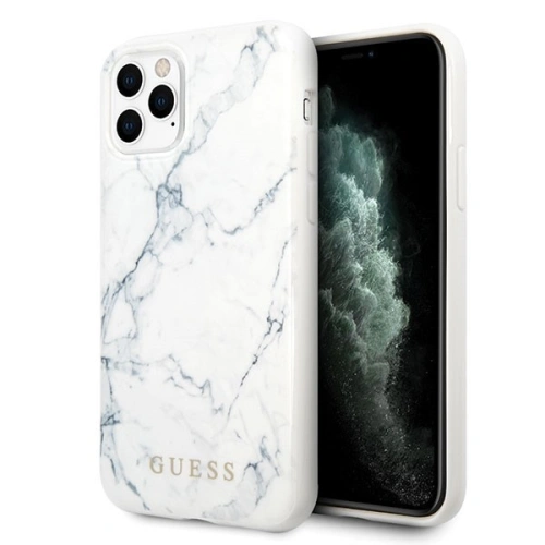 Kup Etui Guess GUHCN65PCUMAWH Apple iPhone 11 Pro Max bílý/mramorově bílý - GUE286WHT - {ean13} - Sklep Home Screen