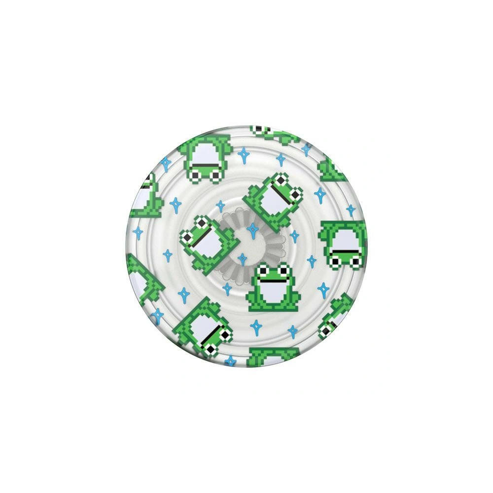 Uchwyt do telefonu POPSOCKETS PlantCore Grip 8 Bit Frogs