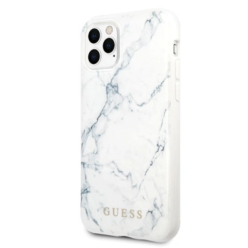 Kup Etui Guess GUHCN65PCUMAWH Apple iPhone 11 Pro Max bílý/mramorově bílý - GUE286WHT - {ean13} - Sklep Home Screen