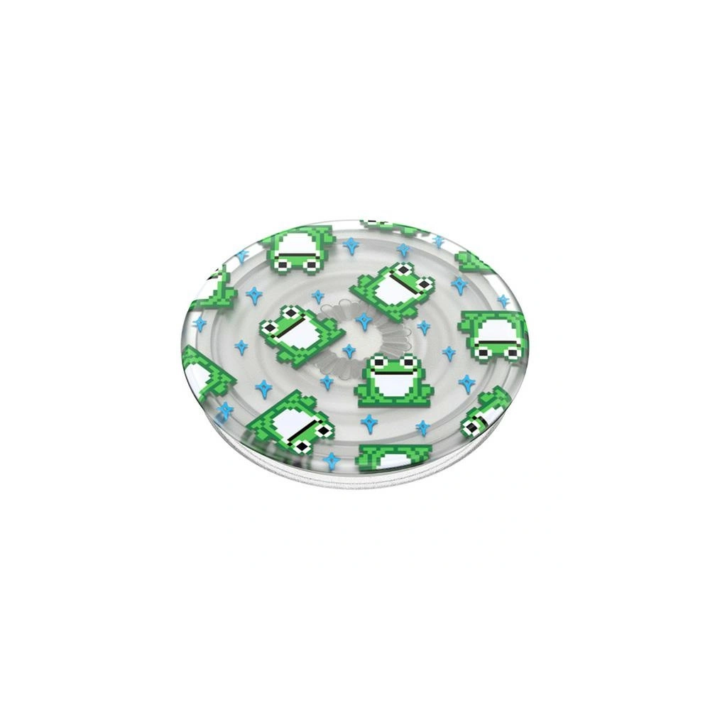Uchwyt do telefonu POPSOCKETS PlantCore Grip 8 Bit Frogs