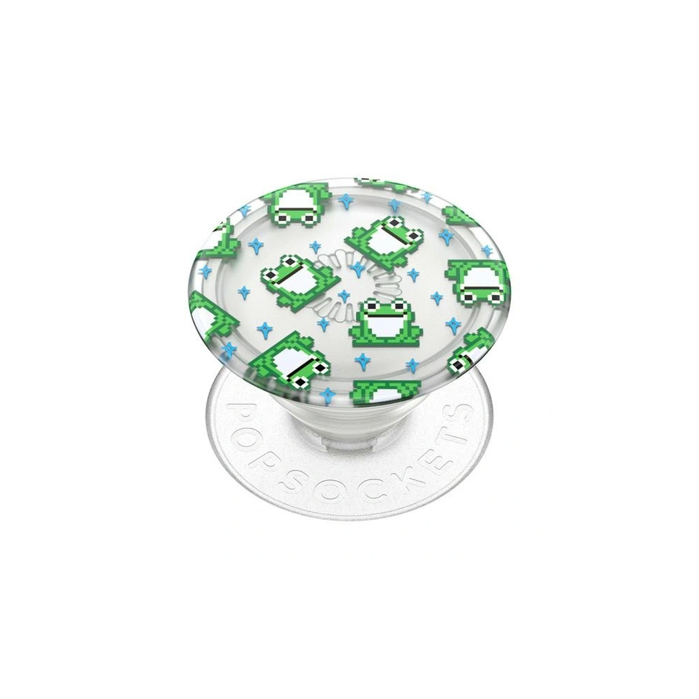 Uchwyt do telefonu POPSOCKETS PlantCore Grip 8 Bit Frogs