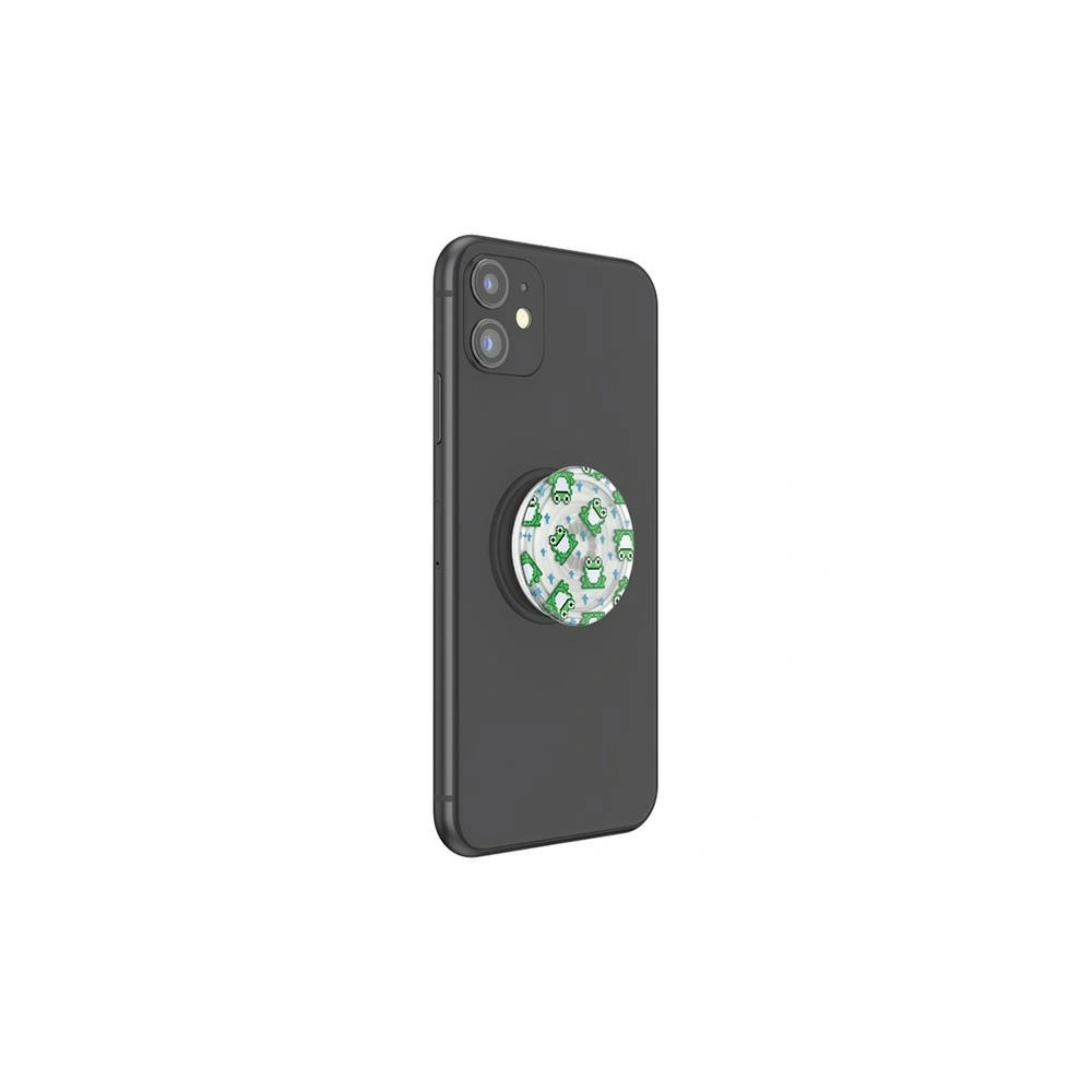 Uchwyt do telefonu POPSOCKETS PlantCore Grip 8 Bit Frogs