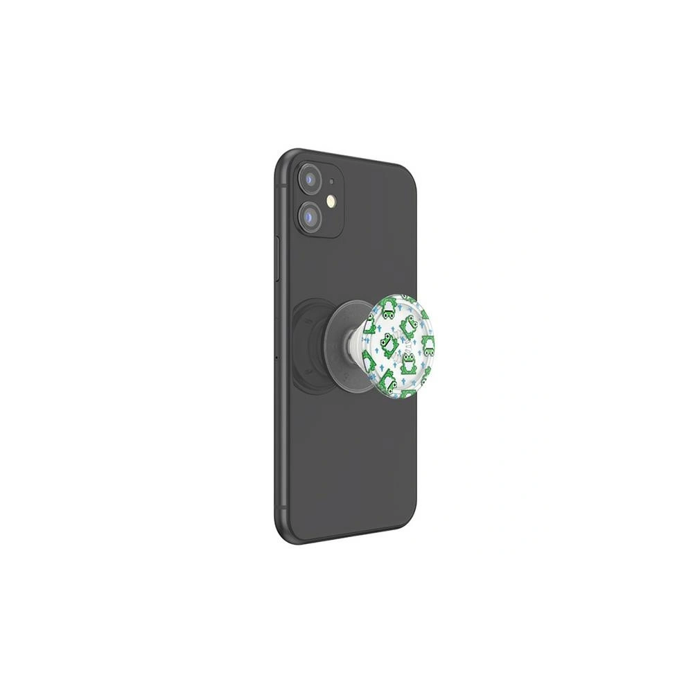 Uchwyt do telefonu POPSOCKETS PlantCore Grip 8 Bit Frogs