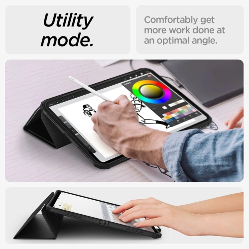 Kup Etui Spigen Ultra Hybrid Pro Apple iPad Air 13" 2024 (6. generáció) Fekete - SPN3429 - {ean13} - Sklep Home Screen