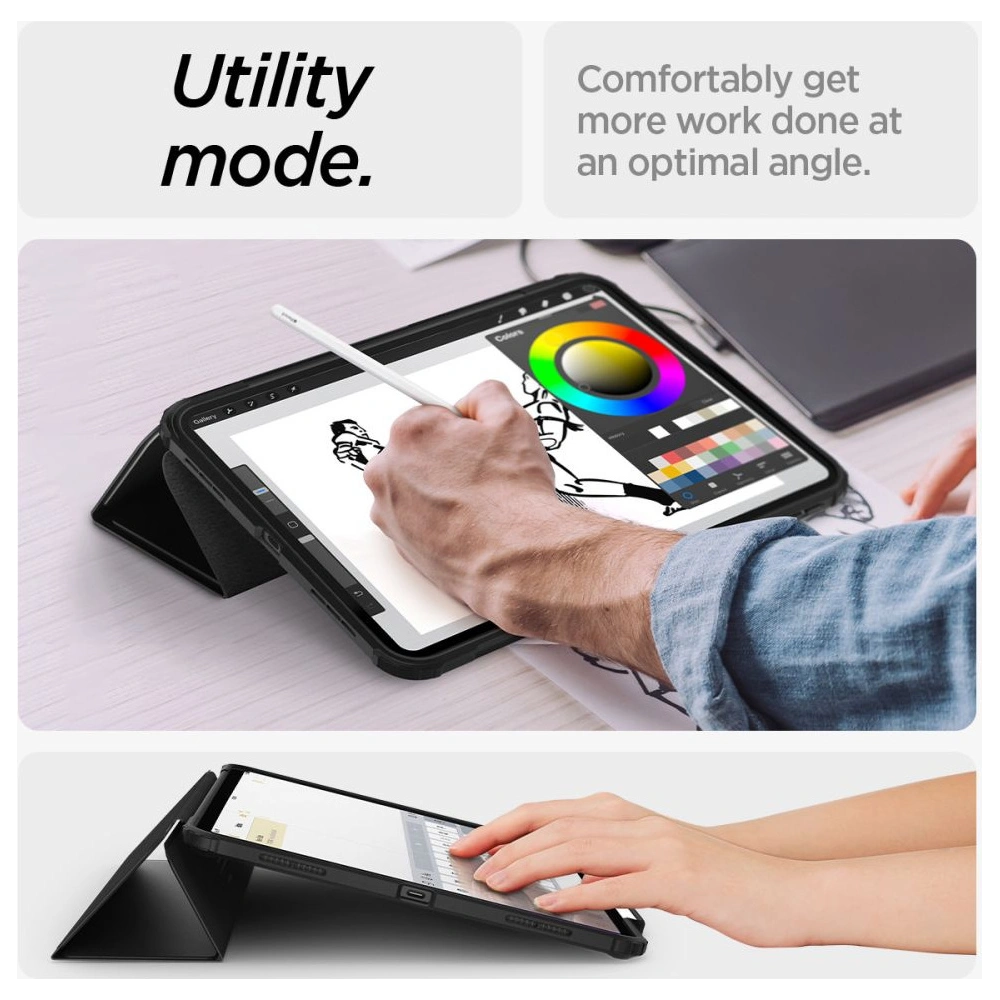 Etui Spigen Ultra Hybrid Pro Apple iPad Air 13" 2024 (6. generacji) Black