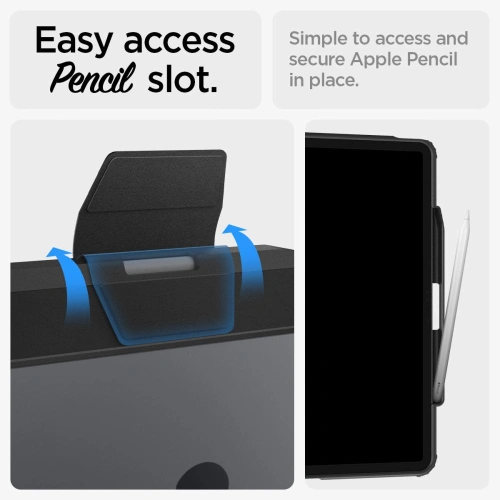 Kup Etui Spigen Ultra Hybrid Pro Apple iPad Air 13" 2024 (6. generacji) Black - SPN3429 - {ean13} - Sklep Home Screen