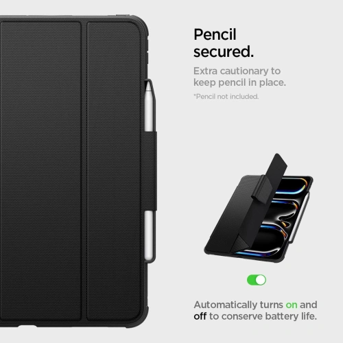 Kup Etui Spigen Rugged Armor Pro Apple iPad Air 13" 2024 (6. generációs) Fekete - SPN3430 - {ean13} - Sklep Home Screen