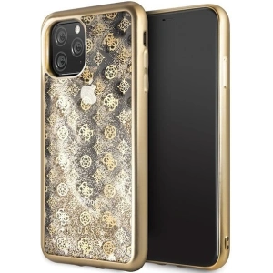 Kup Carcasă Guess GUHCN65PEOLGGO Apple iPhone 11 Pro Max auriu/gold hard case 4G Peony Liquid Glitter - GUE287GLD - {ean13} - Sklep Home Screen