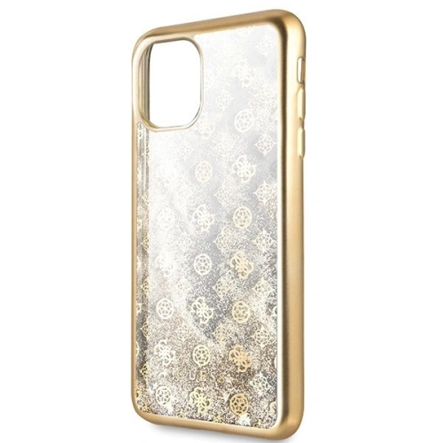 Kup Etui Guess GUHCN65PEOLGGO Apple iPhone 11 Pro Max zlatý/gold hard case 4G Peony Liquid Glitter - GUE287GLD - {ean13} - Sklep Home Screen