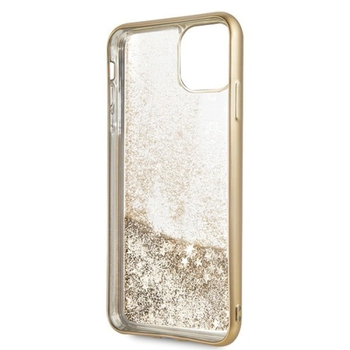 Kup Etui Guess GUHCN65PEOLGGO Apple iPhone 11 Pro Max zlatý/gold hard case 4G Peony Liquid Glitter - GUE287GLD - {ean13} - Sklep Home Screen