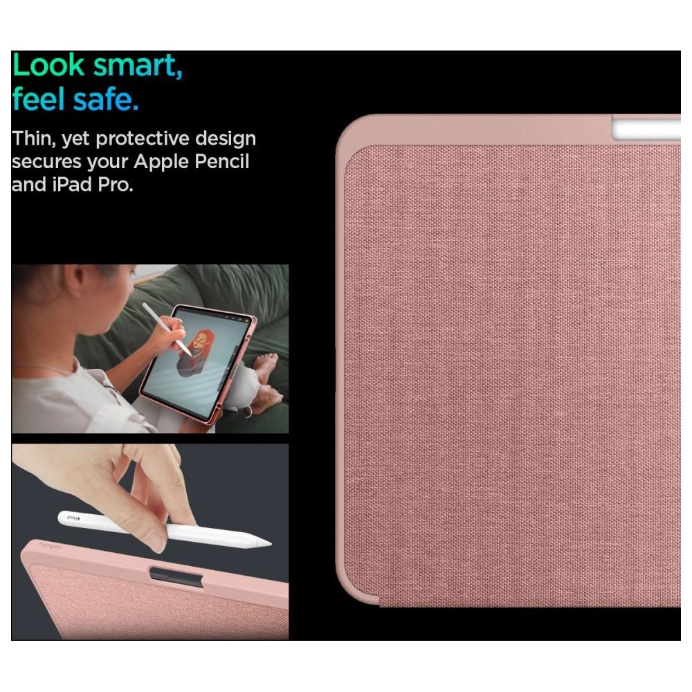 Etui Spigen Urban Fit Apple iPad Pro 11" 2024 / 11" 2025 Rose Gold