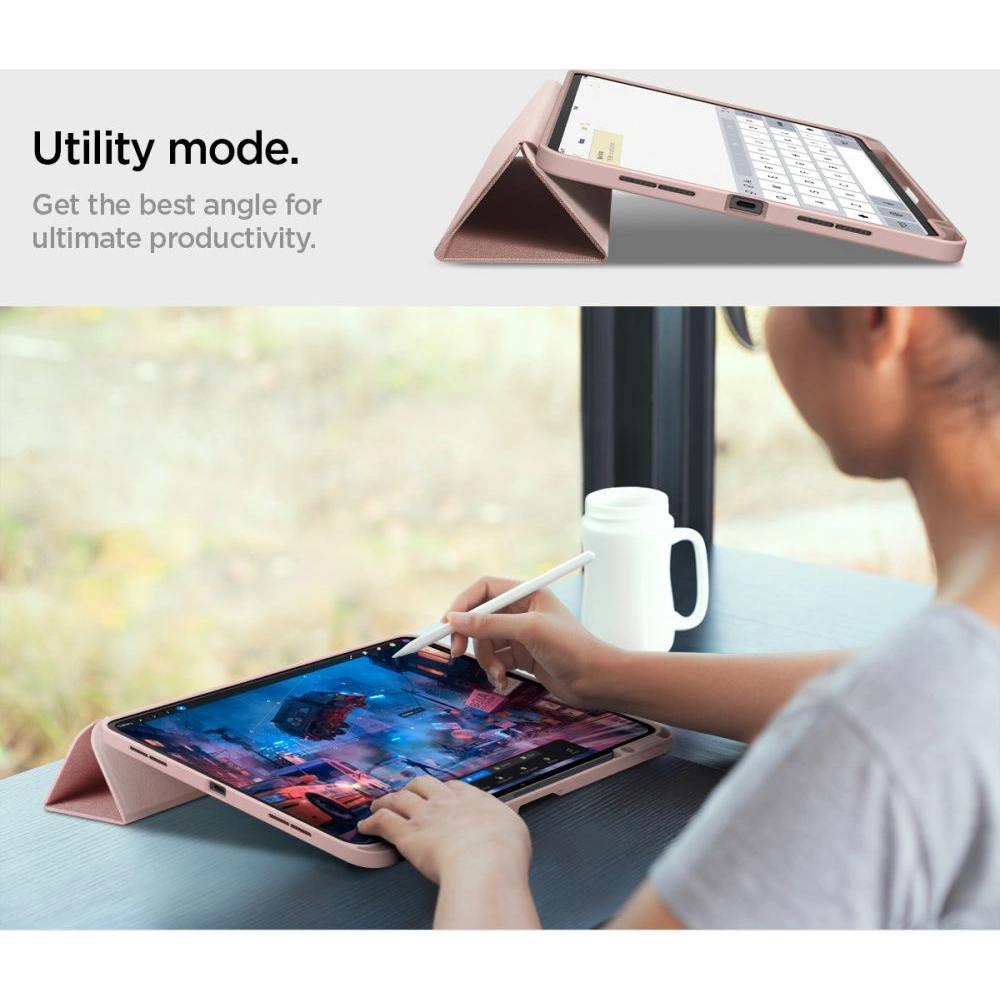 Etui Spigen Urban Fit Apple iPad Pro 11" 2024 / 11" 2025 Rose Gold