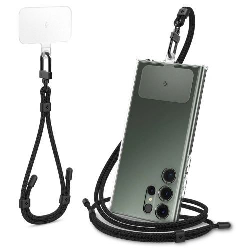Kup Smyč Spigen Univerzální popruh Set Crossbody & na zápěstí černý [2 PACK] - SPN3435 - {ean13} - Sklep Home Screen