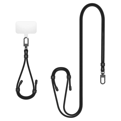 Kup Smyč Spigen Univerzální popruh Set Crossbody & na zápěstí černý [2 PACK] - SPN3435 - {ean13} - Sklep Home Screen