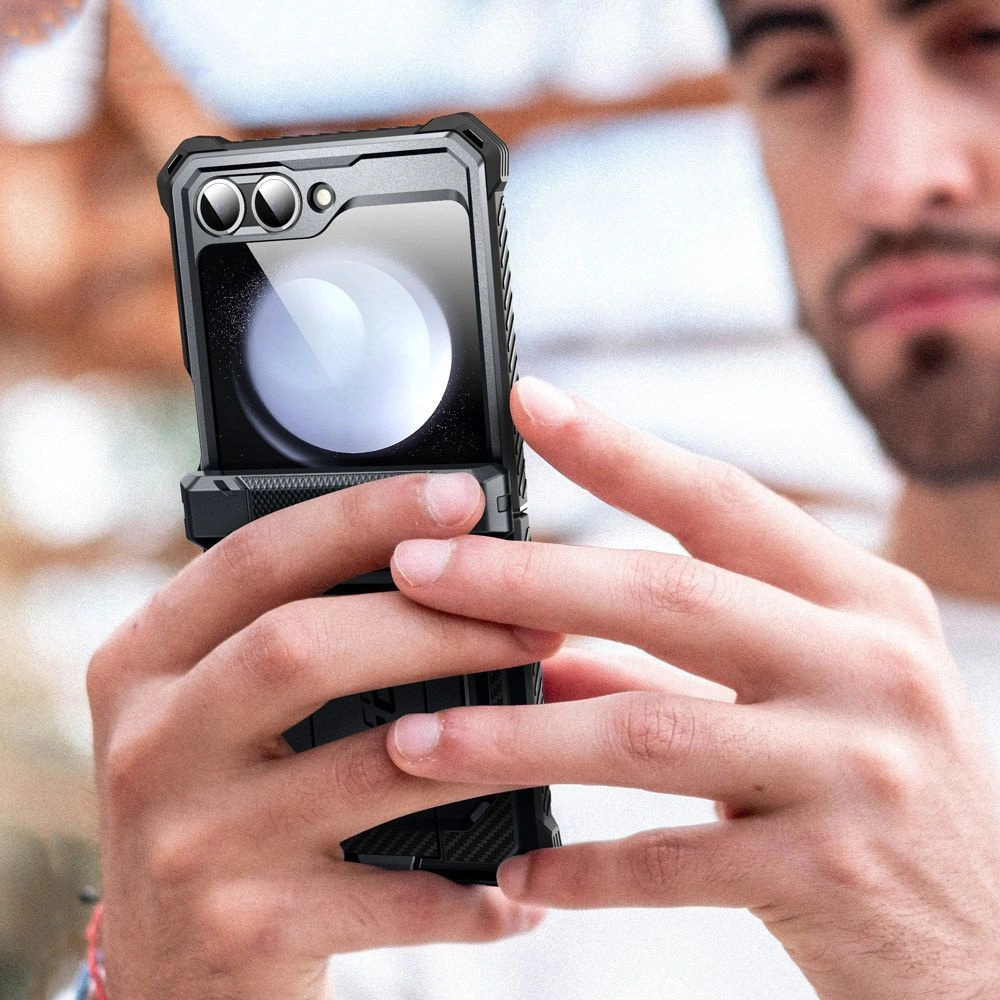 Etui Supcase IBLSN ArmorBox Samsung Galaxy Z Flip 6 / 7 FE Black