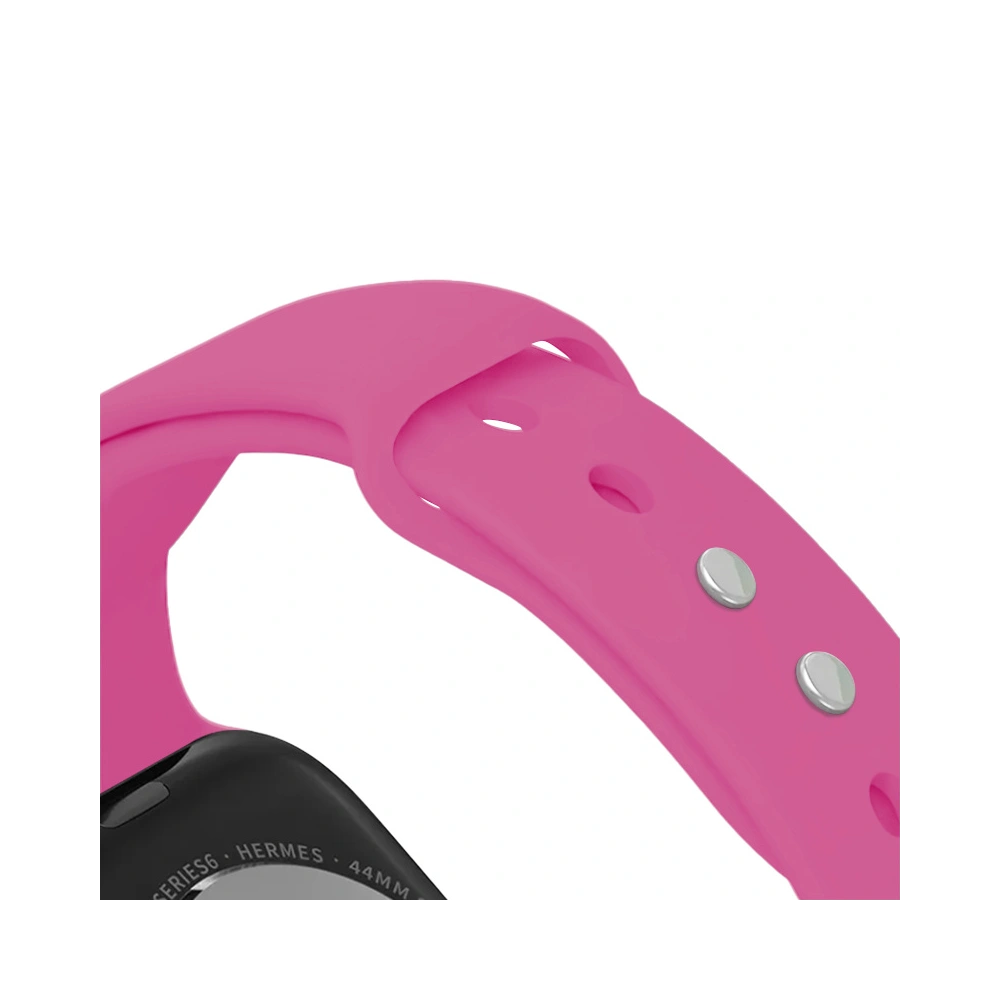 Pasek Crong Liquid Apple Watch 4/5/6/7/SE/8/9/10 40/41/42mm różowy