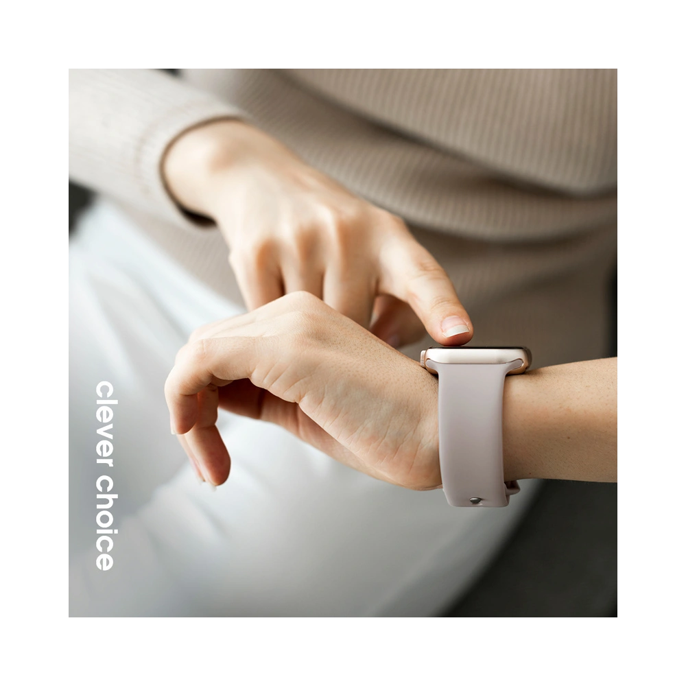 Pasek Crong Liquid Apple Watch 4/5/6/7/SE/8/9/10 40/41/42mm zielony