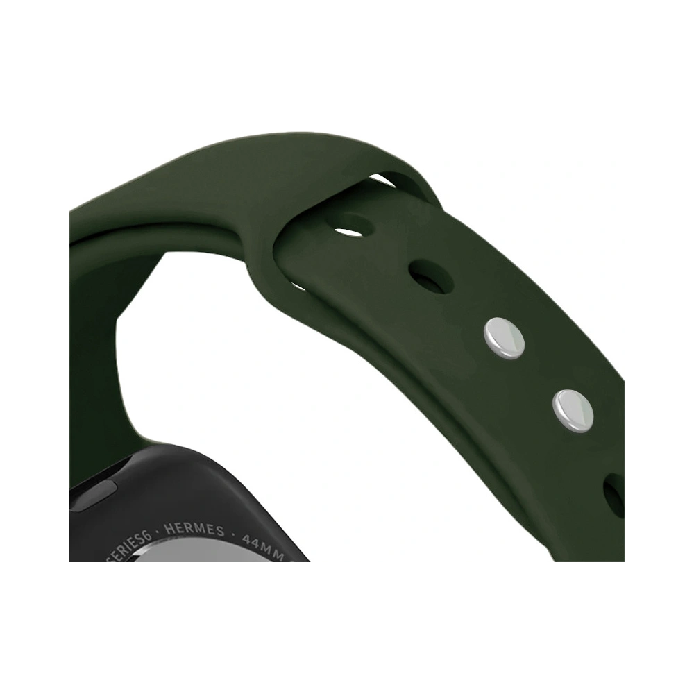 Pasek Crong Liquid Apple Watch 4/5/6/7/SE/8/9/10 40/41/42mm zielony