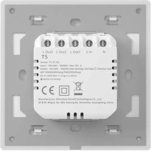 Kup Inteligentní dotykový nástěnný spínač Wi-Fi Sonoff TX T5 4C (4-kanálový) - SNF164 - {ean13} - Sklep Home Screen