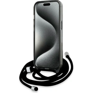Buy Karl Lagerfeld KLHMP15SHCKCKLCK Apple iPhone 15 / 14 / 13 hardcase IML Crossbody Monogram Karl & Choupette Head MagSafe black - KLD2100 - {ean13} - Home Screen Store Europe