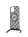 Kup Etui Karl Lagerfeld KLHMP15SHCKCKLCK Apple iPhone 15 / 14 / 13 hardcase IML Crossbody Monogram Karl & Choupette Head MagSafe czarny/black - KLD2100 - {ean13} - Sklep Home Screen