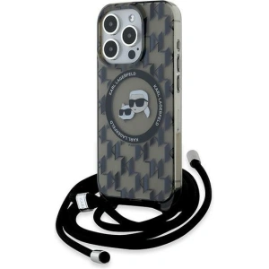 Kup Etui Karl Lagerfeld KLHMP15XHCKCKLCK Apple iPhone 15 Pro Max keménytok IML Crossbody Monogram Karl & Choupette Head MagSafe fekete/black - KLD2103 - {ean13} - Sklep Home Screen