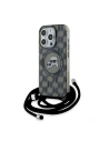 Buy Karl Lagerfeld KLHMP15XHCKCKLCK Apple iPhone 15 Pro Max hardcase IML Crossbody Monogram Karl & Choupette Head MagSafe black - KLD2103 - {ean13} - Home Screen Store Europe