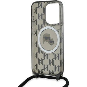 Kup Etui Karl Lagerfeld KLHMP15XHCKCKLCK Apple iPhone 15 Pro Max hardcase IML Crossbody Monogram Karl & Choupette Head MagSafe černý/black - KLD2103 - {ean13} - Sklep Home Screen