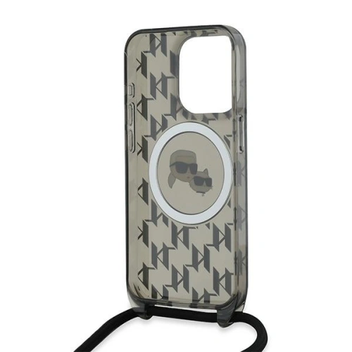Kup Etui Karl Lagerfeld KLHMP15XHCKCKLCK Apple iPhone 15 Pro Max hardcase IML Crossbody Monogram Karl & Choupette Head MagSafe černý/black - KLD2103 - {ean13} - Sklep Home Screen