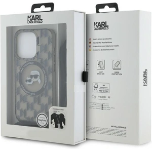 Kup Etui Karl Lagerfeld KLHMP15XHCKCKLCK Apple iPhone 15 Pro Max hardcase IML Crossbody Monogram Karl & Choupette Head MagSafe černý/black - KLD2103 - {ean13} - Sklep Home Screen